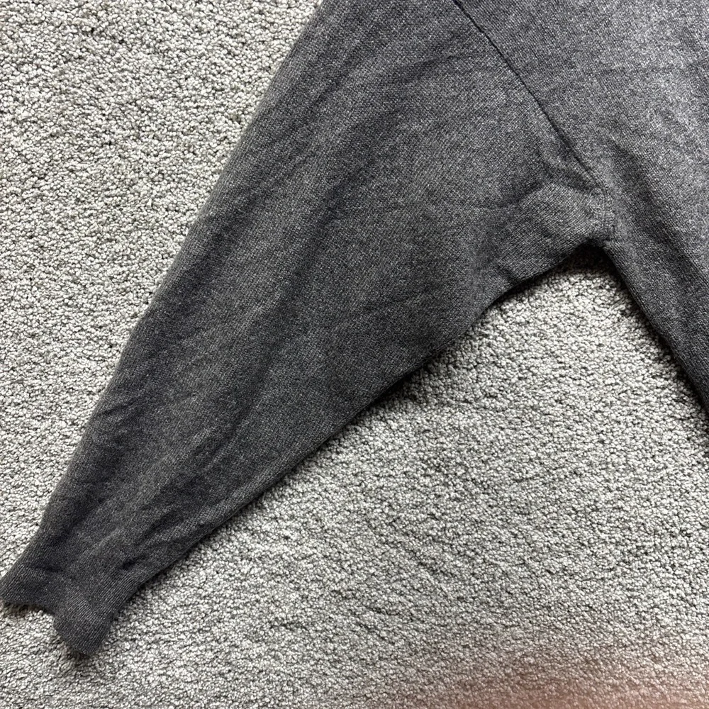 Vintage Neiman Marcus Exclusive 100% Cashmere Cardigan Sz XL Gray Scotland Women